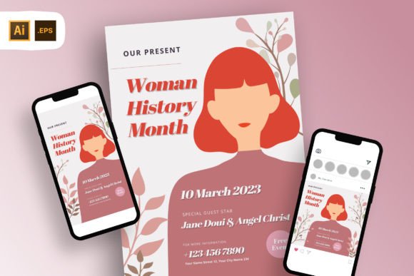 Download Women History Month Event Flyer Template - Premium Resources