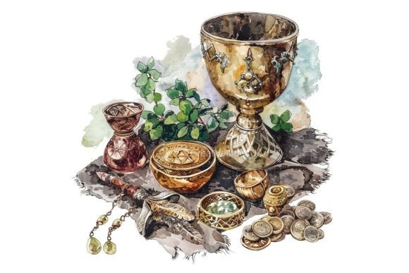 Download Jewelry. Still Life. Watercolor. PNG - Still life Collection