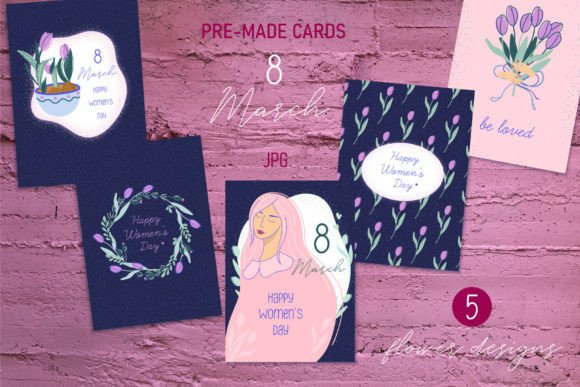 Download March 8 Greeting Cards | Women’s Day - March 8 Collection
