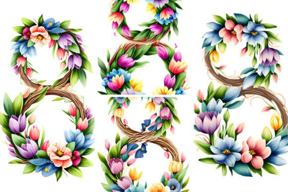 Download March 8, Women's Day Floral Clipart - March 8 Collection