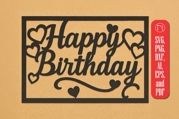 Download Cricut Birthday Gift Card SVG Cut File - Birthday gift Collection
